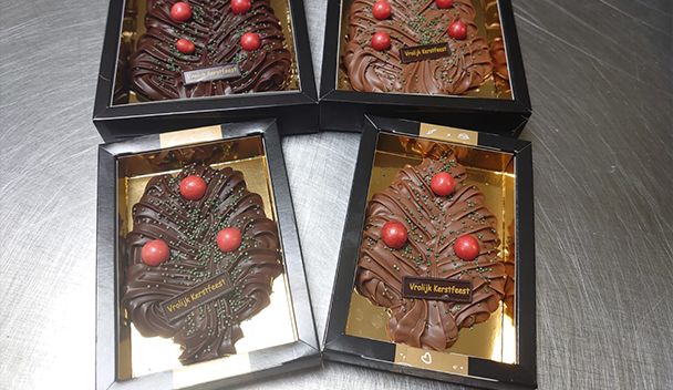 Chocolade kerstboom