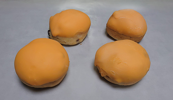 Kwarkbolletje met chocodip